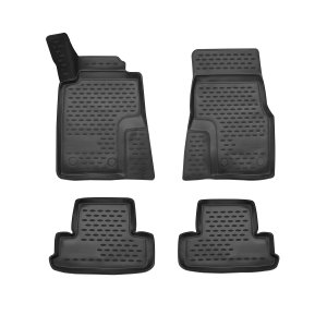 Ford Mustang Floor Mats - Omac - Rubber TPE - Black - '10-'14